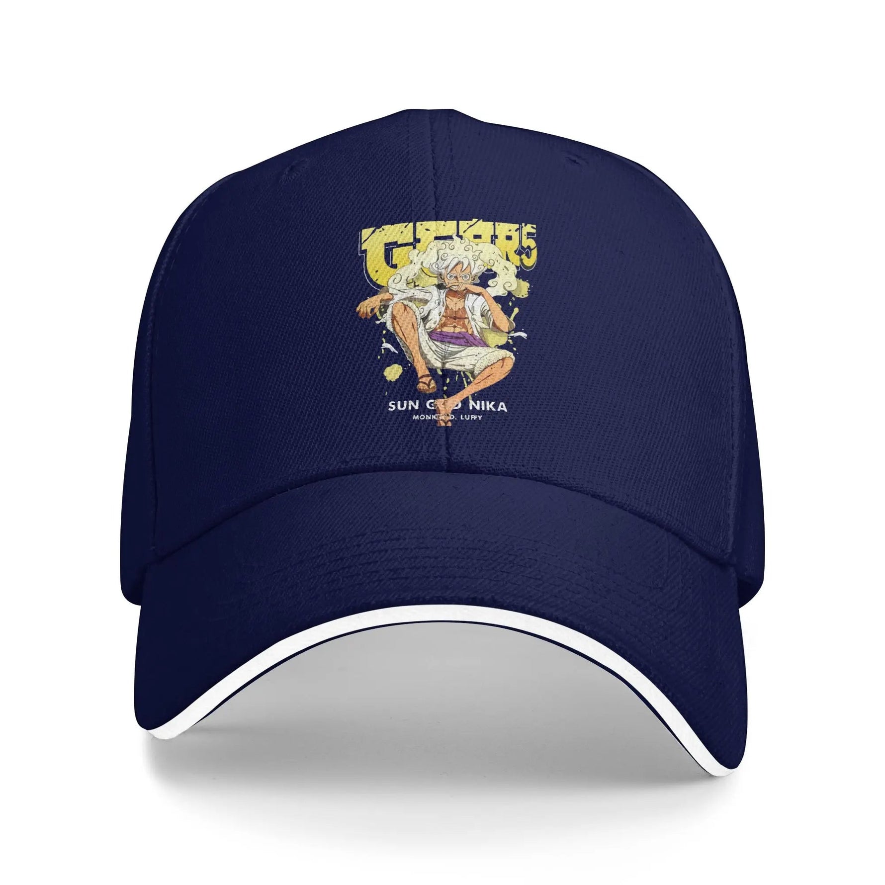 Nika Monkey-Luffyy Baseball Caps Hip Hop One PieceJapan Anime Sandwich Hats Men Women Adjustable Headwear Sport-AMAZON FACTORY