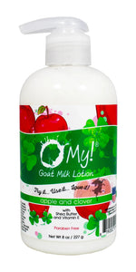 O My! Goat Milk Lotion - Made with Farm-Fresh Goat Milk - Free of Parabens & More - Shea Butter and Vitamin E - Leaping Bunny Certified - Handcrafted in USA-AMAZON FACTORY