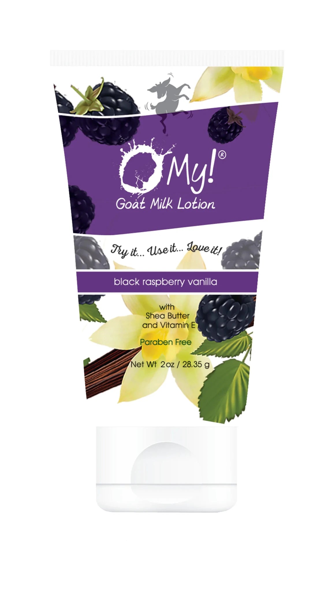 O My! Goat Milk Lotion - Made with Farm-Fresh Goat Milk - Free of Parabens & More - Shea Butter and Vitamin E - Leaping Bunny Certified - Handcrafted in USA-AMAZON FACTORY