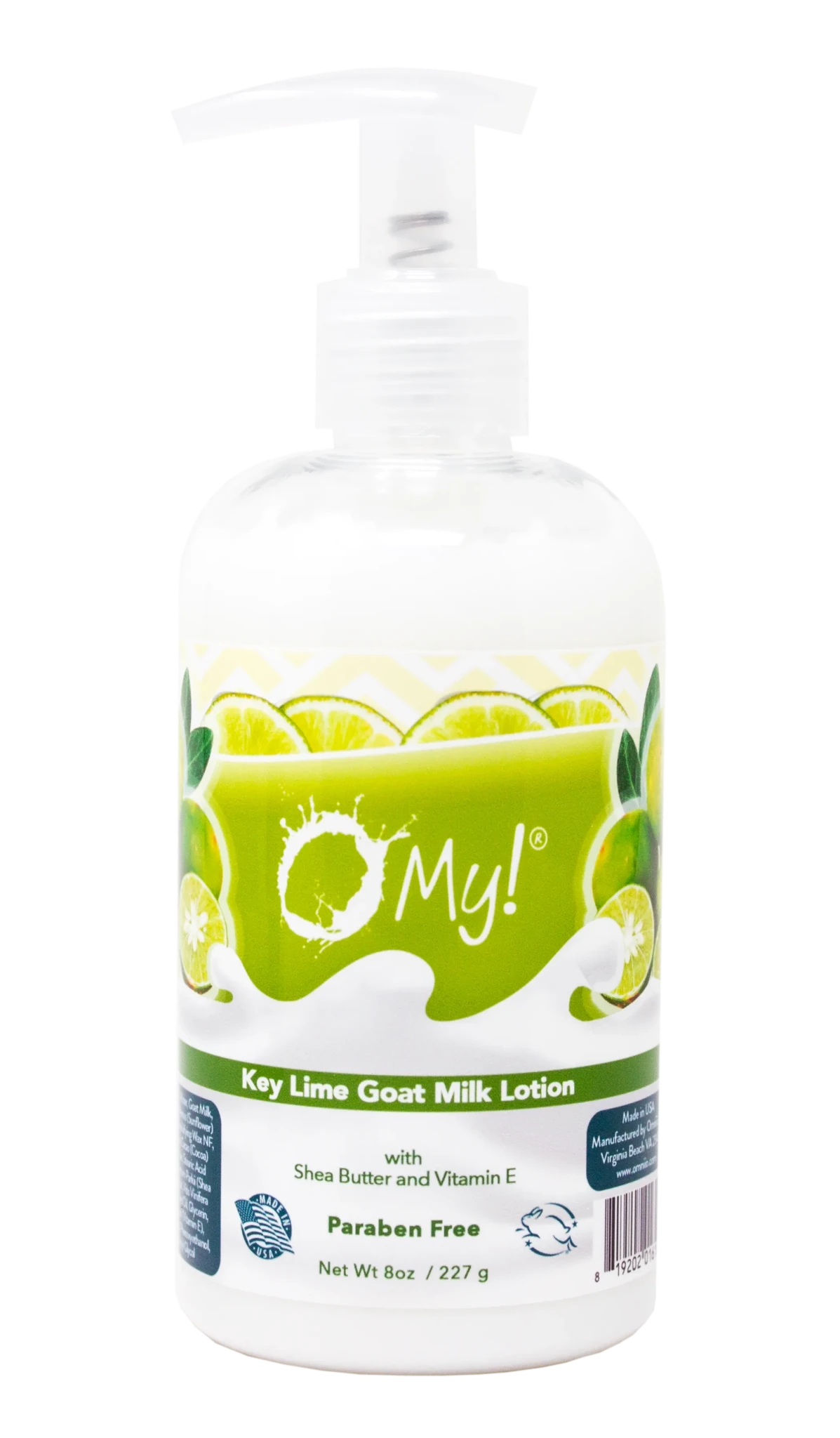 O My! Goat Milk Lotion - Made with Farm-Fresh Goat Milk - Free of Parabens & More - Shea Butter and Vitamin E - Leaping Bunny Certified - Handcrafted in USA-AMAZON FACTORY