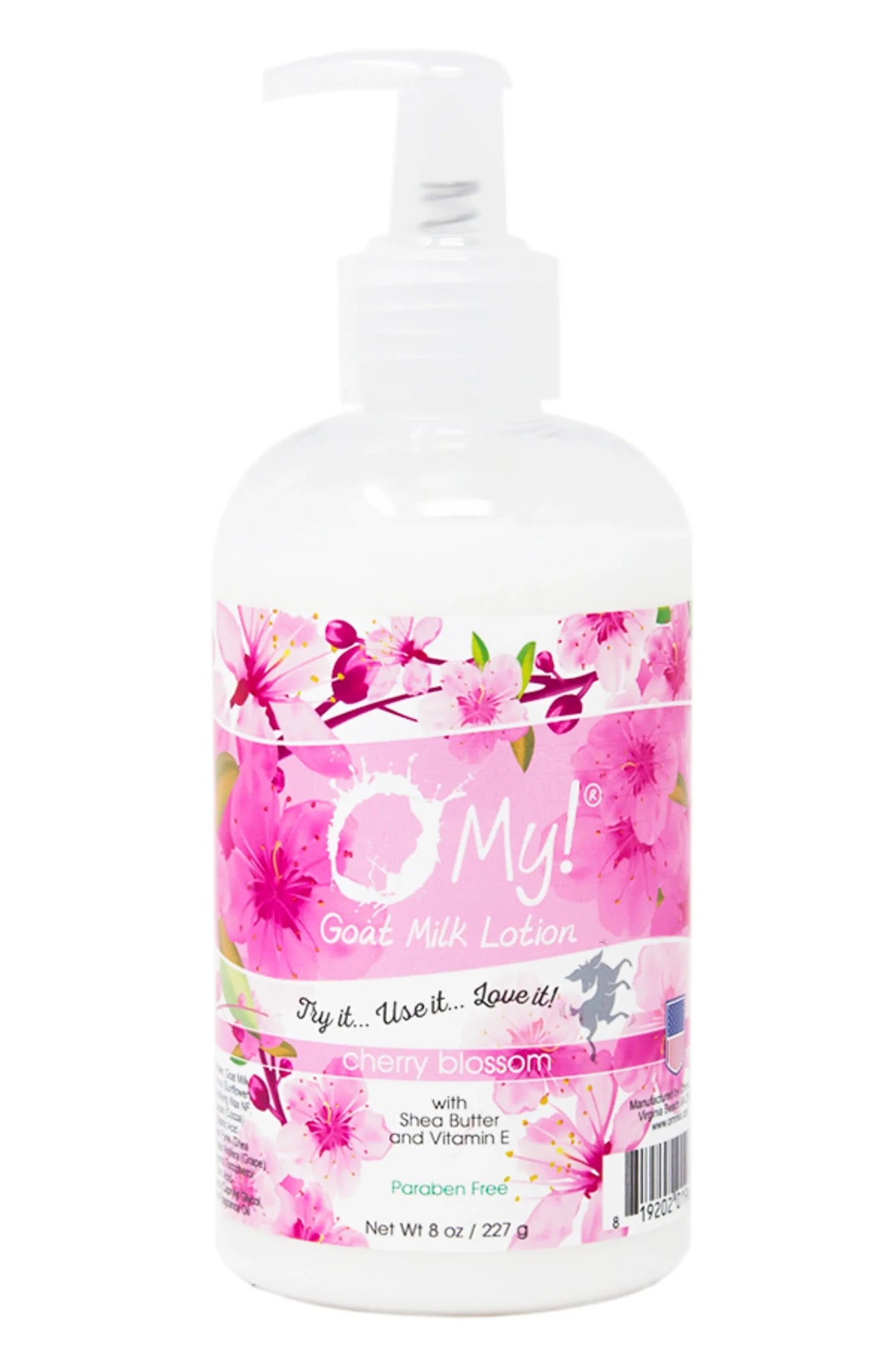 O My! Goat Milk Lotion - Made with Farm-Fresh Goat Milk - Free of Parabens & More - Shea Butter and Vitamin E - Leaping Bunny Certified - Handcrafted in USA-AMAZON FACTORY