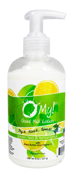 O My! Goat Milk Lotion - Made with Farm-Fresh Goat Milk - Free of Parabens & More - Shea Butter and Vitamin E - Leaping Bunny Certified - Handcrafted in USA-AMAZON FACTORY
