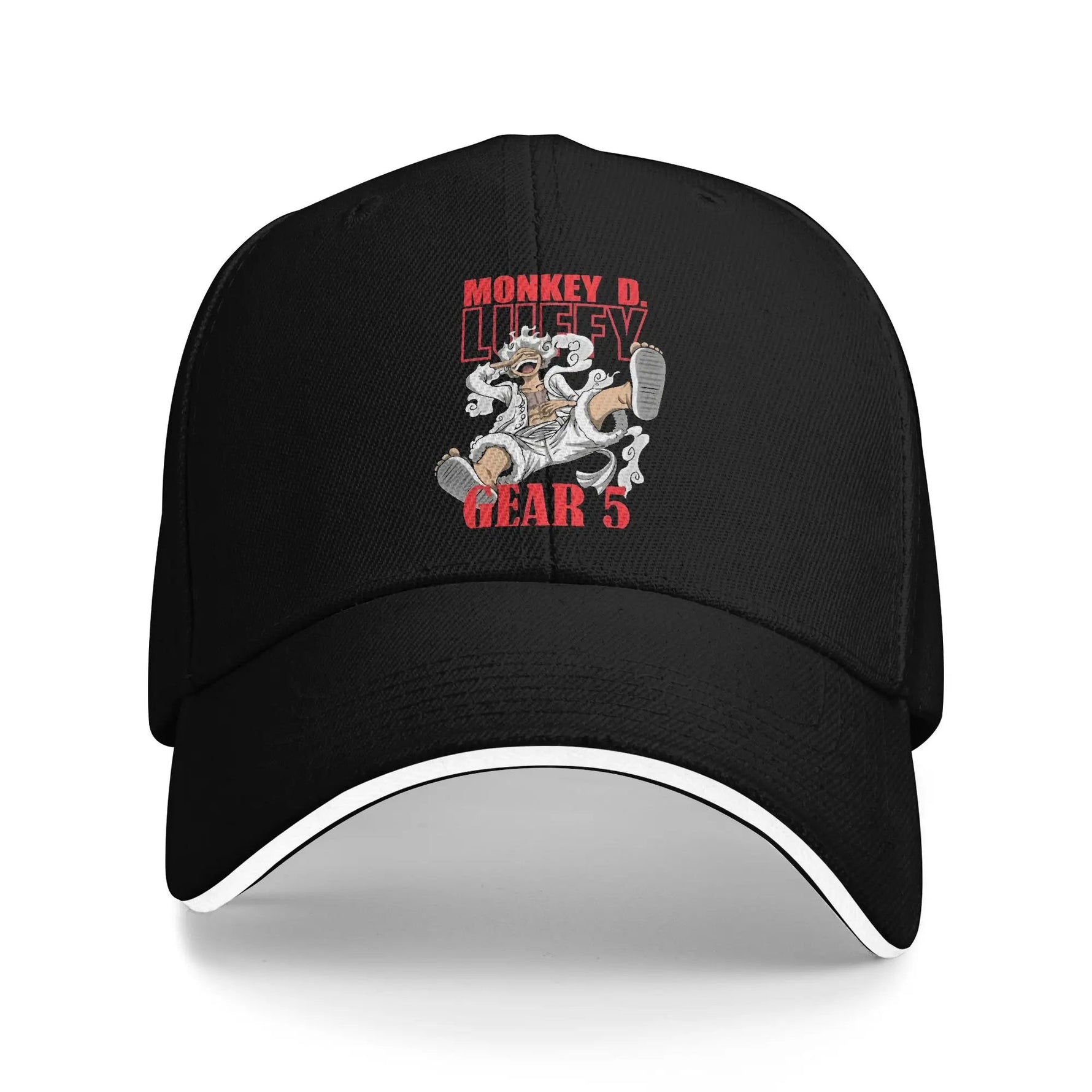 Op-Op Baseball Cap Hip Hop Trafalgar Law One Piece Anime Sandwich Hat for Men Women Breathable Hats Cap Sport-AMAZON FACTORY