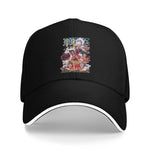 Op-Op Baseball Cap Hip Hop Trafalgar Law One Piece Anime Sandwich Hat for Men Women Breathable Hats Cap Sport-AMAZON FACTORY