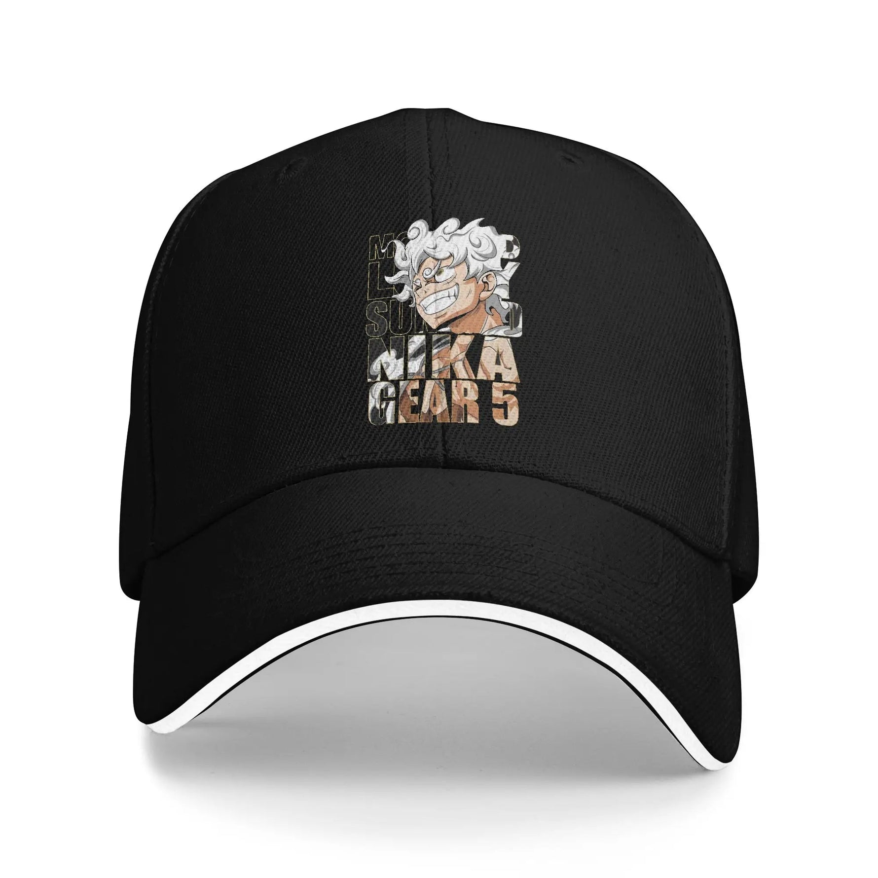 Op-Op Baseball Cap Hip Hop Trafalgar Law One Piece Anime Sandwich Hat for Men Women Breathable Hats Cap Sport-AMAZON FACTORY