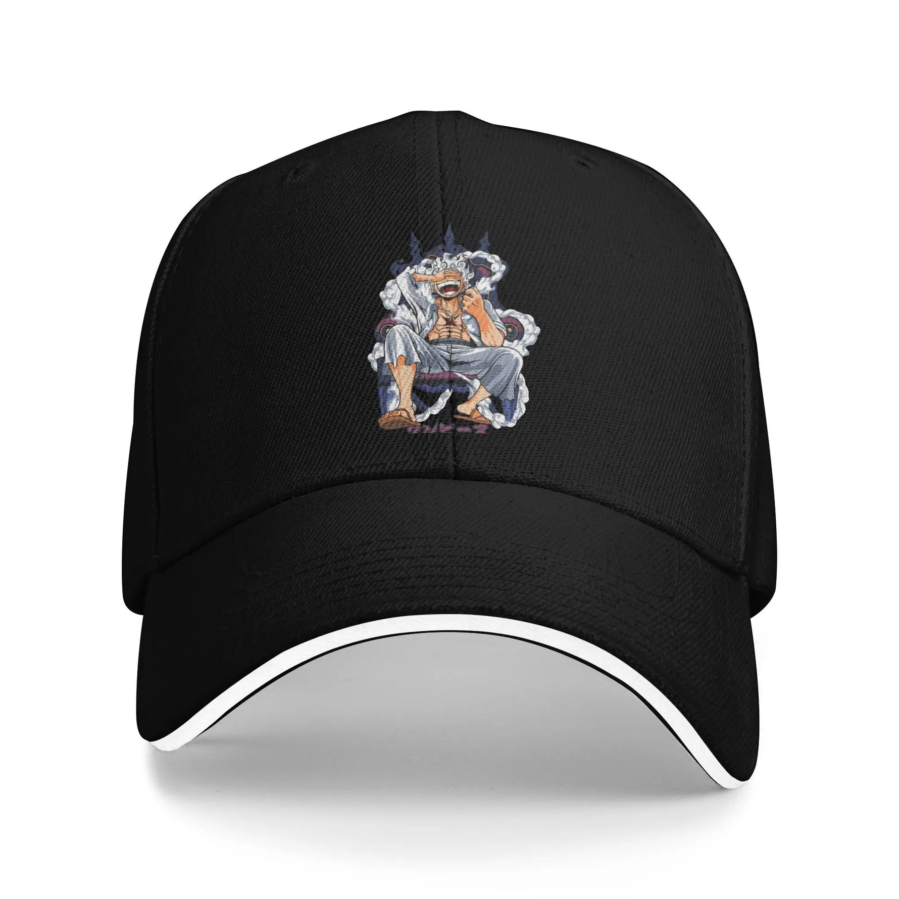 Op-Op Baseball Cap Hip Hop Trafalgar Law One Piece Anime Sandwich Hat for Men Women Breathable Hats Cap Sport-AMAZON FACTORY
