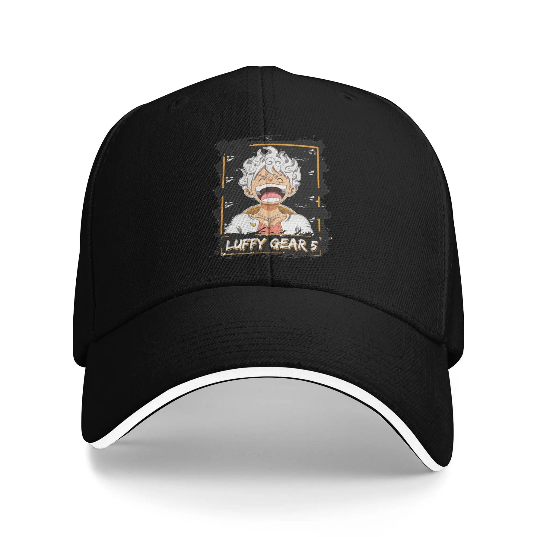 Op-Op Baseball Cap Hip Hop Trafalgar Law One Piece Anime Sandwich Hat for Men Women Breathable Hats Cap Sport-AMAZON FACTORY