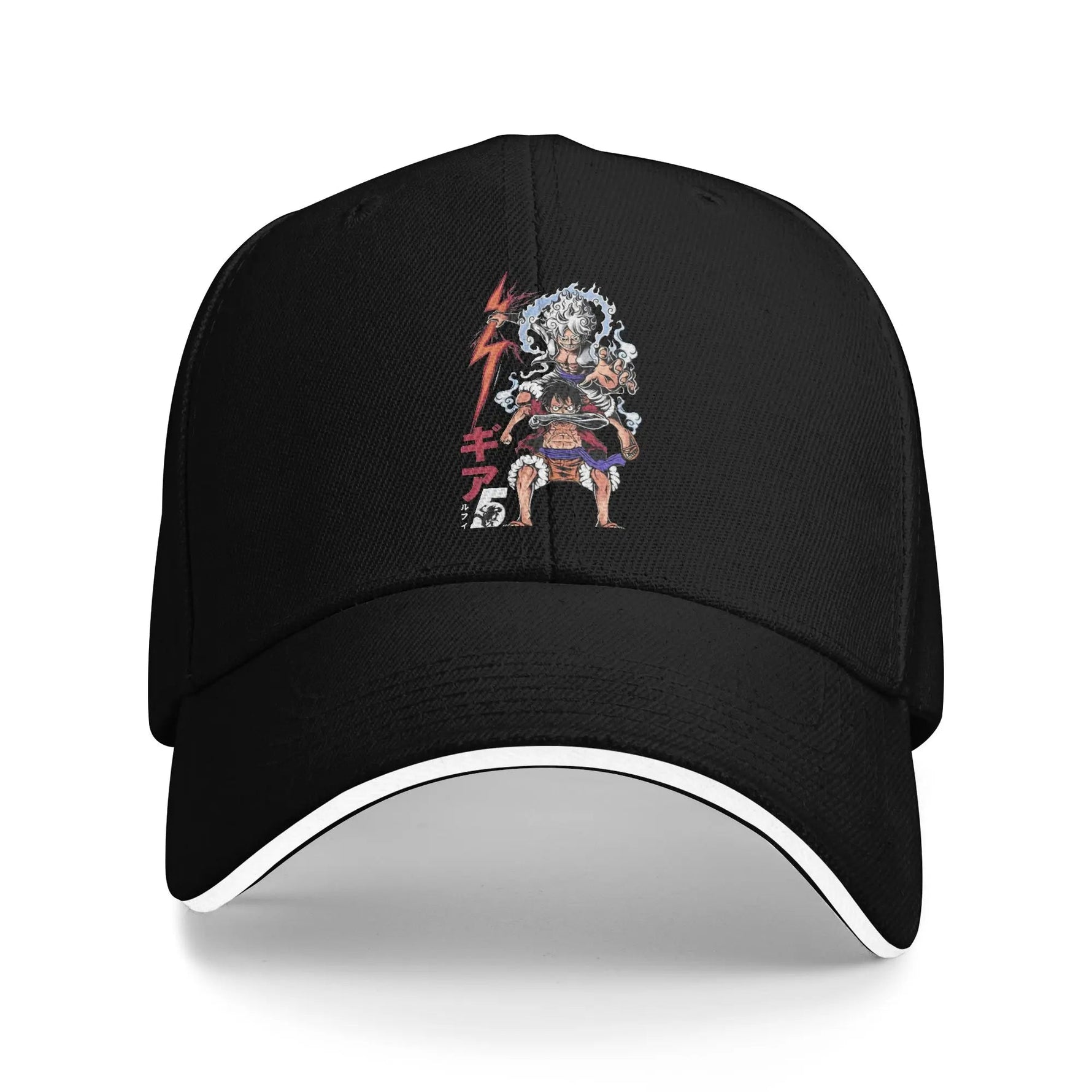 Op-Op Baseball Cap Hip Hop Trafalgar Law One Piece Anime Sandwich Hat for Men Women Breathable Hats Cap Sport-AMAZON FACTORY