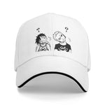 Op-Op Baseball Cap Hip Hop Trafalgar Law One Piece Anime Sandwich Hat for Men Women Breathable Hats Cap Sport-AMAZON FACTORY