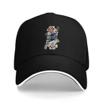 Op-Op Baseball Cap Hip Hop Trafalgar Law One Piece Anime Sandwich Hat for Men Women Breathable Hats Cap Sport-AMAZON FACTORY