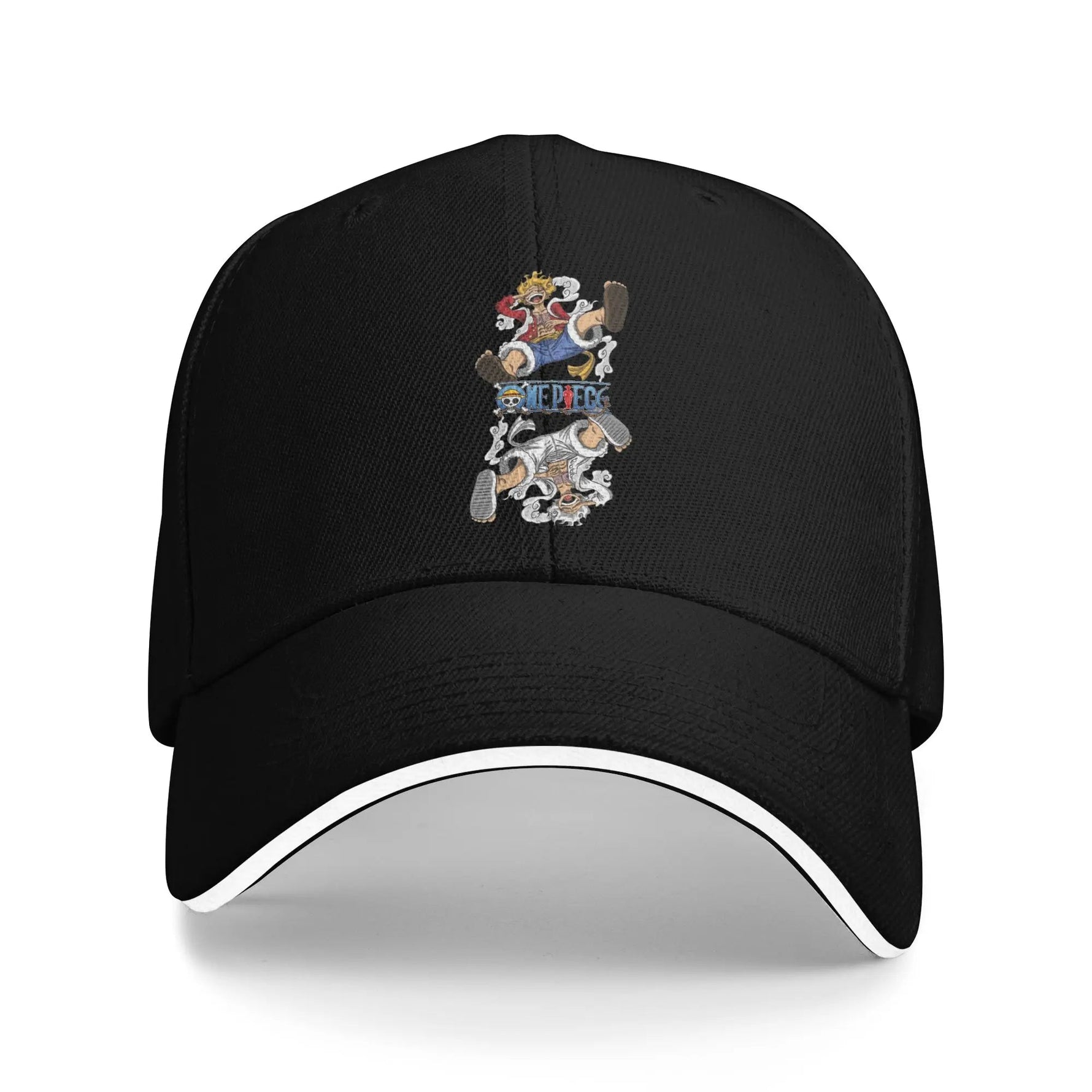 Op-Op Baseball Cap Hip Hop Trafalgar Law One Piece Anime Sandwich Hat for Men Women Breathable Hats Cap Sport-AMAZON FACTORY