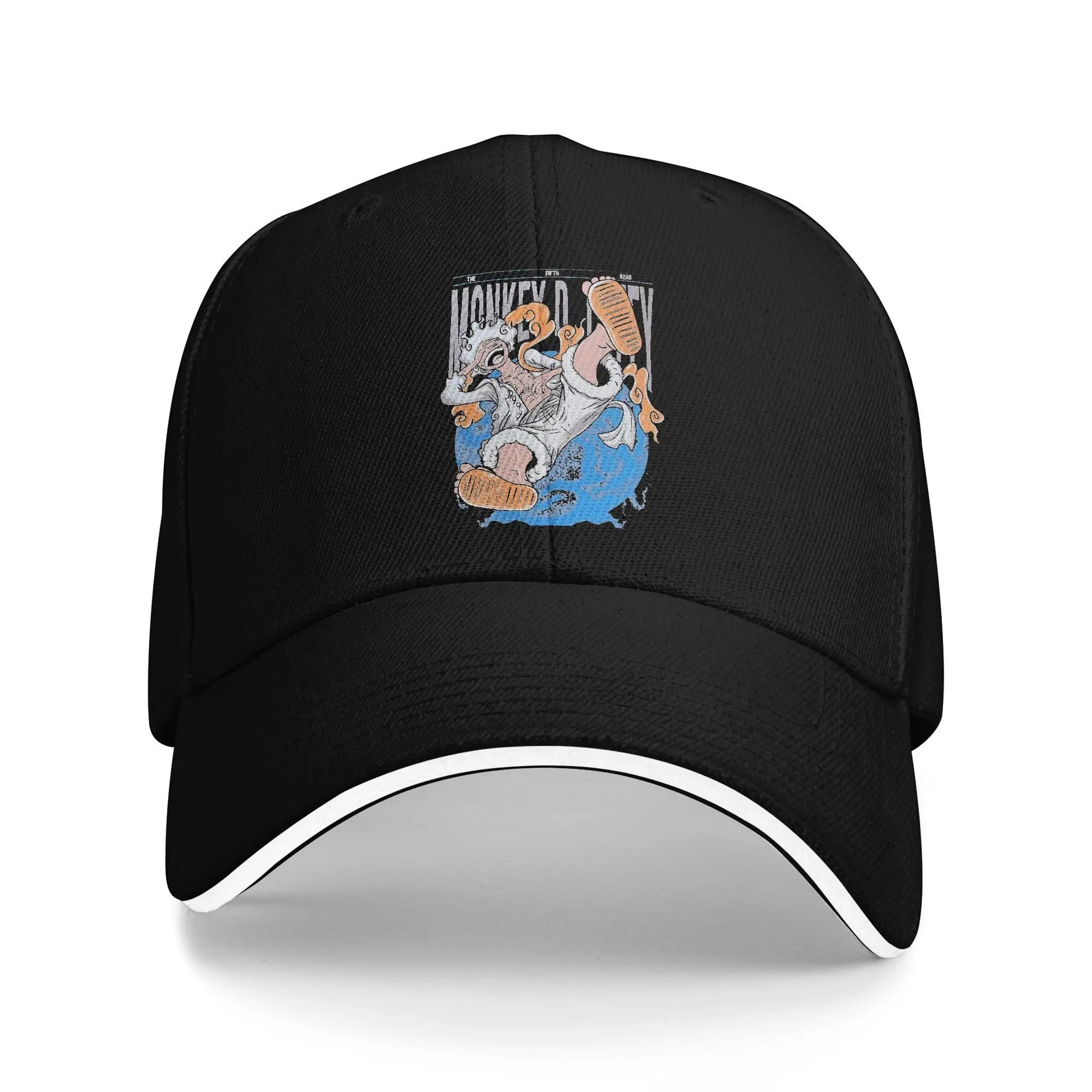 Op-Op Baseball Cap Hip Hop Trafalgar Law One Piece Anime Sandwich Hat for Men Women Breathable Hats Cap Sport-AMAZON FACTORY
