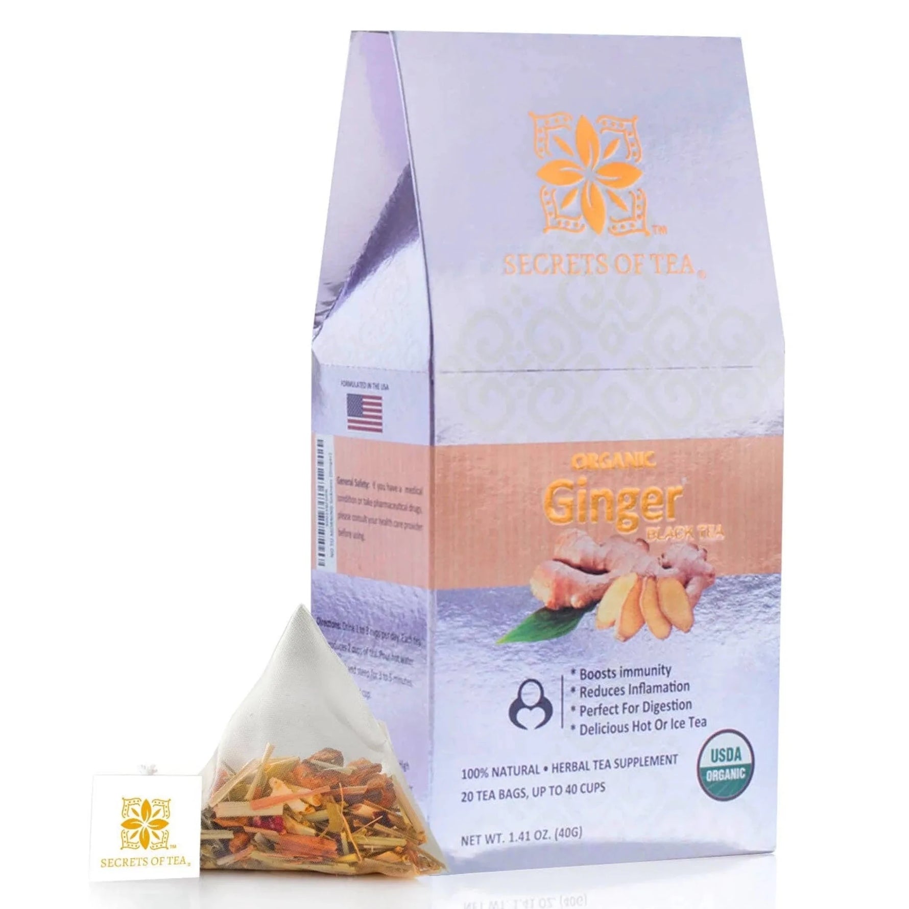 Organic Ginger Black Tea-AMAZON FACTORY