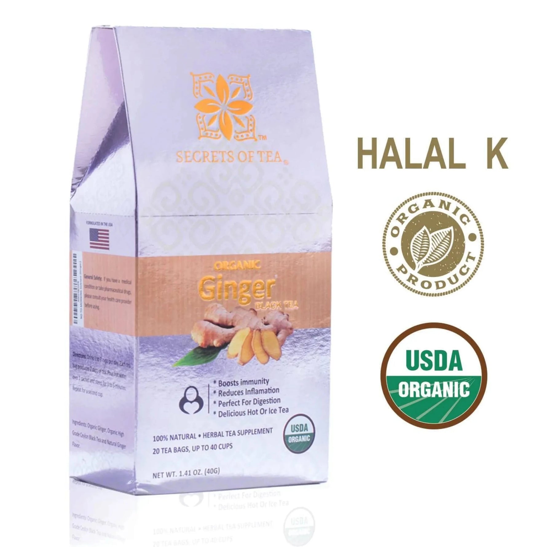 Organic Ginger Black Tea-AMAZON FACTORY