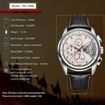 PAGANI DESIGN New PD-3306 Chronograph Men Watch Top Brand Classic Leather Waterproof Quartz Wristwatch for Man Gift Reloj Hombre-AMAZON FACTORY