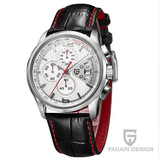 PAGANI DESIGN New PD-3306 Chronograph Men Watch Top Brand Classic Leather Waterproof Quartz Wristwatch for Man Gift Reloj Hombre-AMAZON FACTORY