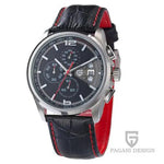 PAGANI DESIGN New PD-3306 Chronograph Men Watch Top Brand Classic Leather Waterproof Quartz Wristwatch for Man Gift Reloj Hombre-AMAZON FACTORY