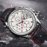 PAGANI DESIGN New PD-3306 Chronograph Men Watch Top Brand Classic Leather Waterproof Quartz Wristwatch for Man Gift Reloj Hombre-AMAZON FACTORY