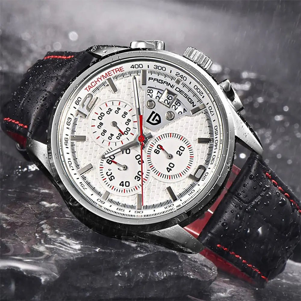 PAGANI DESIGN New PD-3306 Chronograph Men Watch Top Brand Classic Leather Waterproof Quartz Wristwatch for Man Gift Reloj Hombre-AMAZON FACTORY