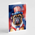Patriotic American Greeting Cards - Size: 5X7 | Pack Of: 8 | Collection name: Patriotic american-AMAZON FACTORY