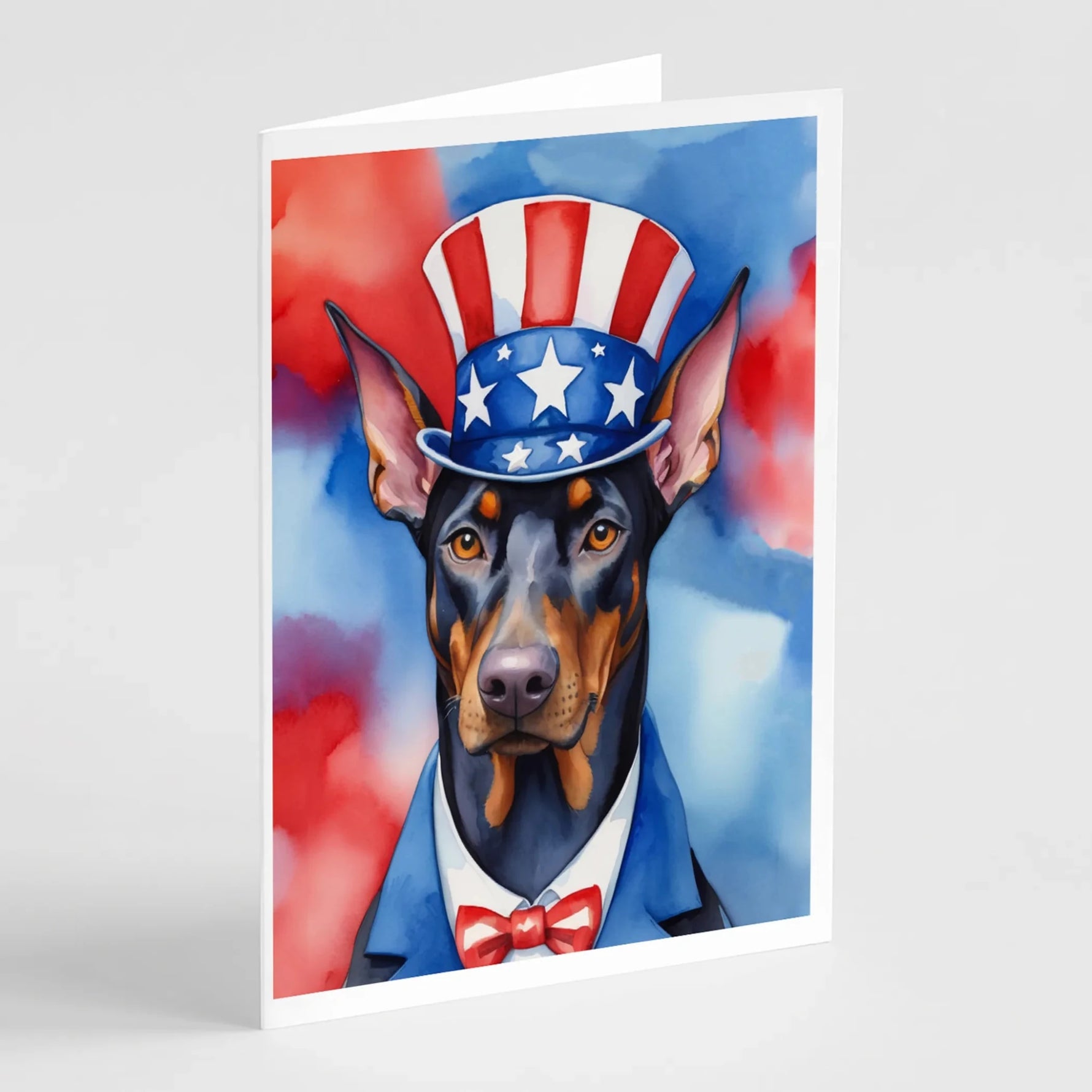 Patriotic American Greeting Cards - Size: 5X7 | Pack Of: 8 | Collection name: Patriotic american-AMAZON FACTORY
