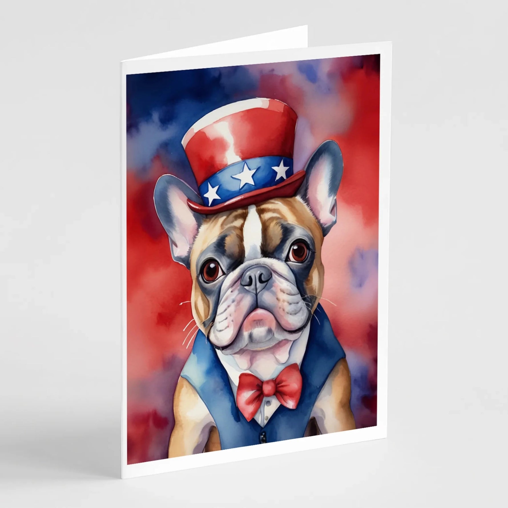 Patriotic American Greeting Cards - Size: 5X7 | Pack Of: 8 | Collection name: Patriotic american-AMAZON FACTORY