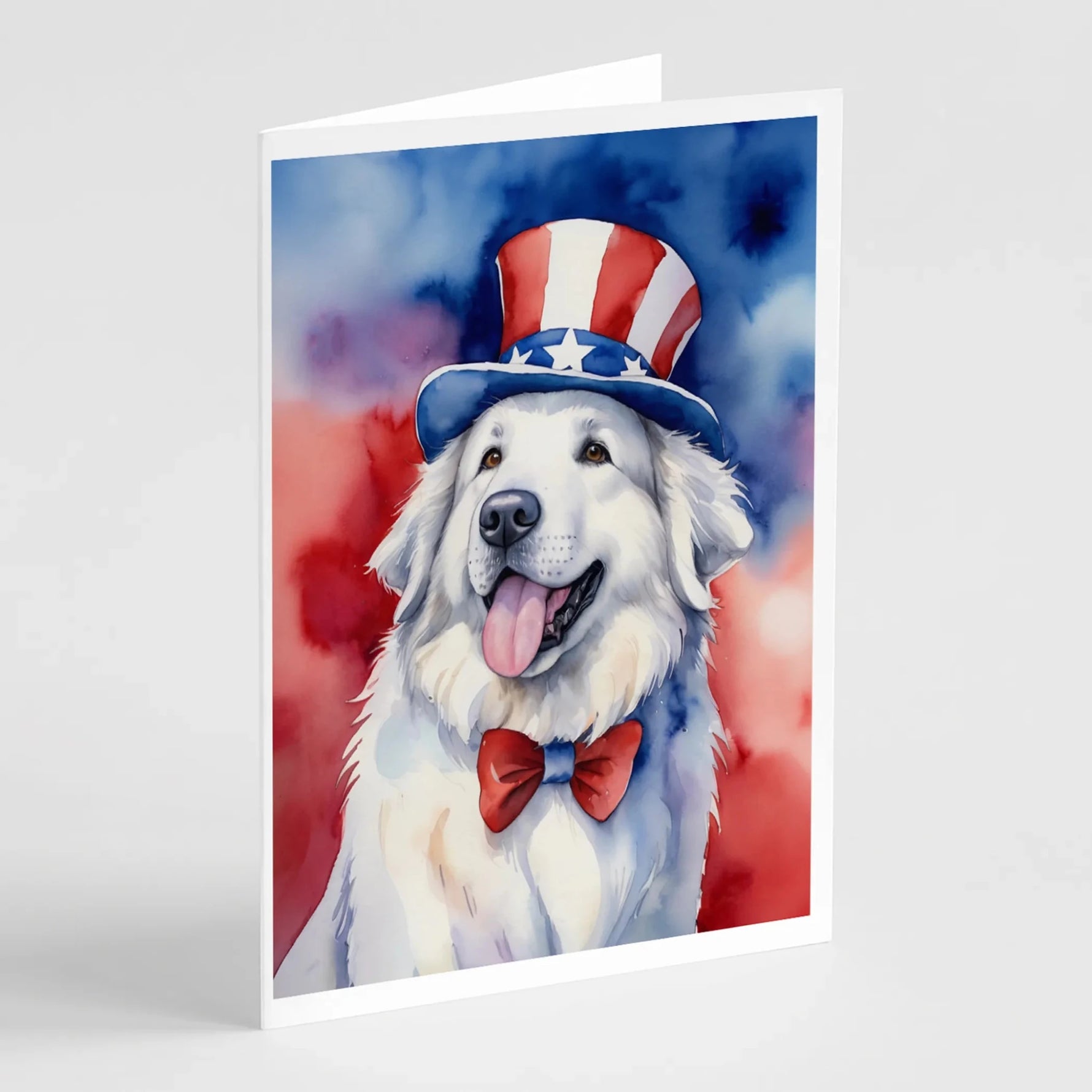 Patriotic American Greeting Cards - Size: 5X7 | Pack Of: 8 | Collection name: Patriotic american-AMAZON FACTORY