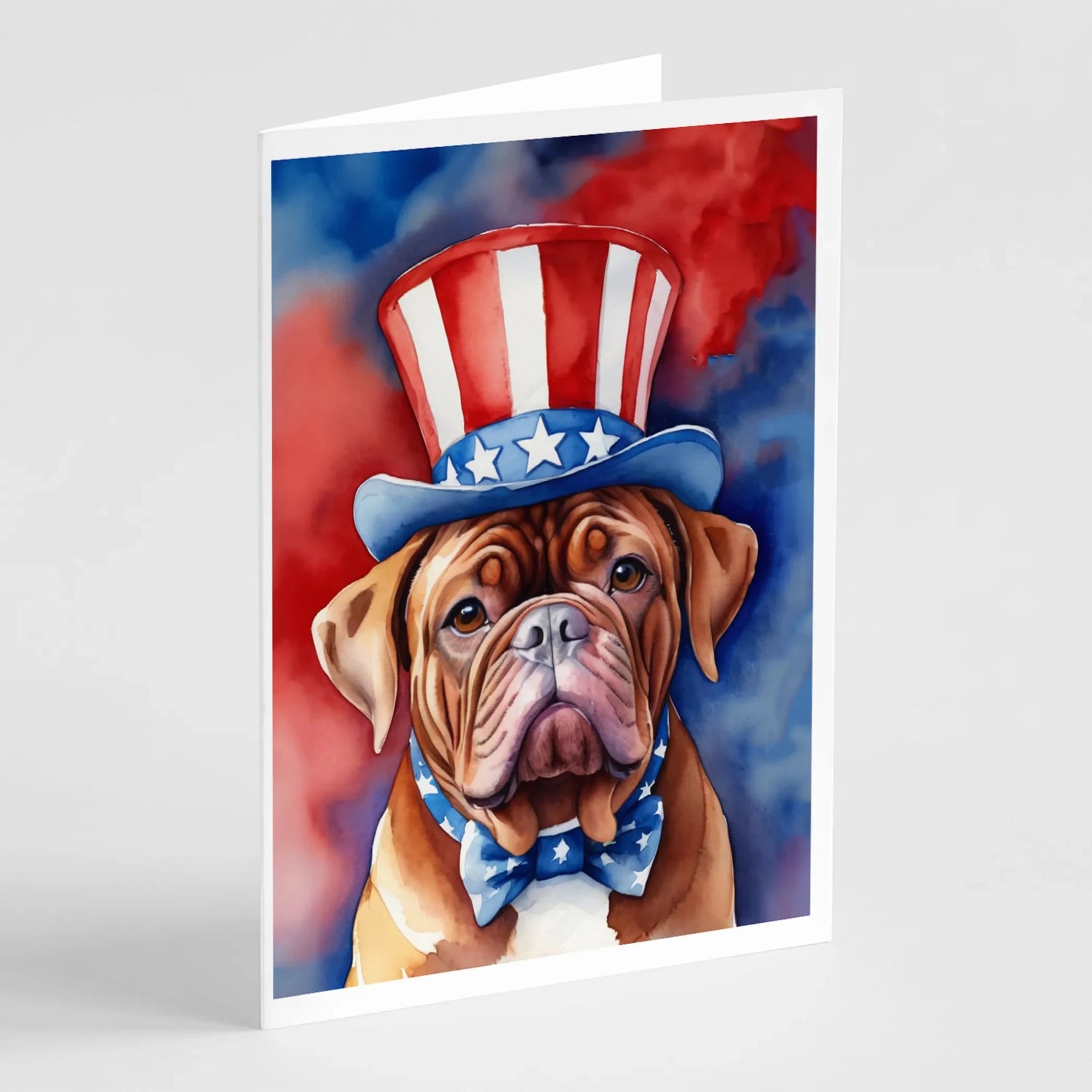 Patriotic American Greeting Cards - Size: 5X7 | Pack Of: 8 | Collection name: Patriotic american-AMAZON FACTORY