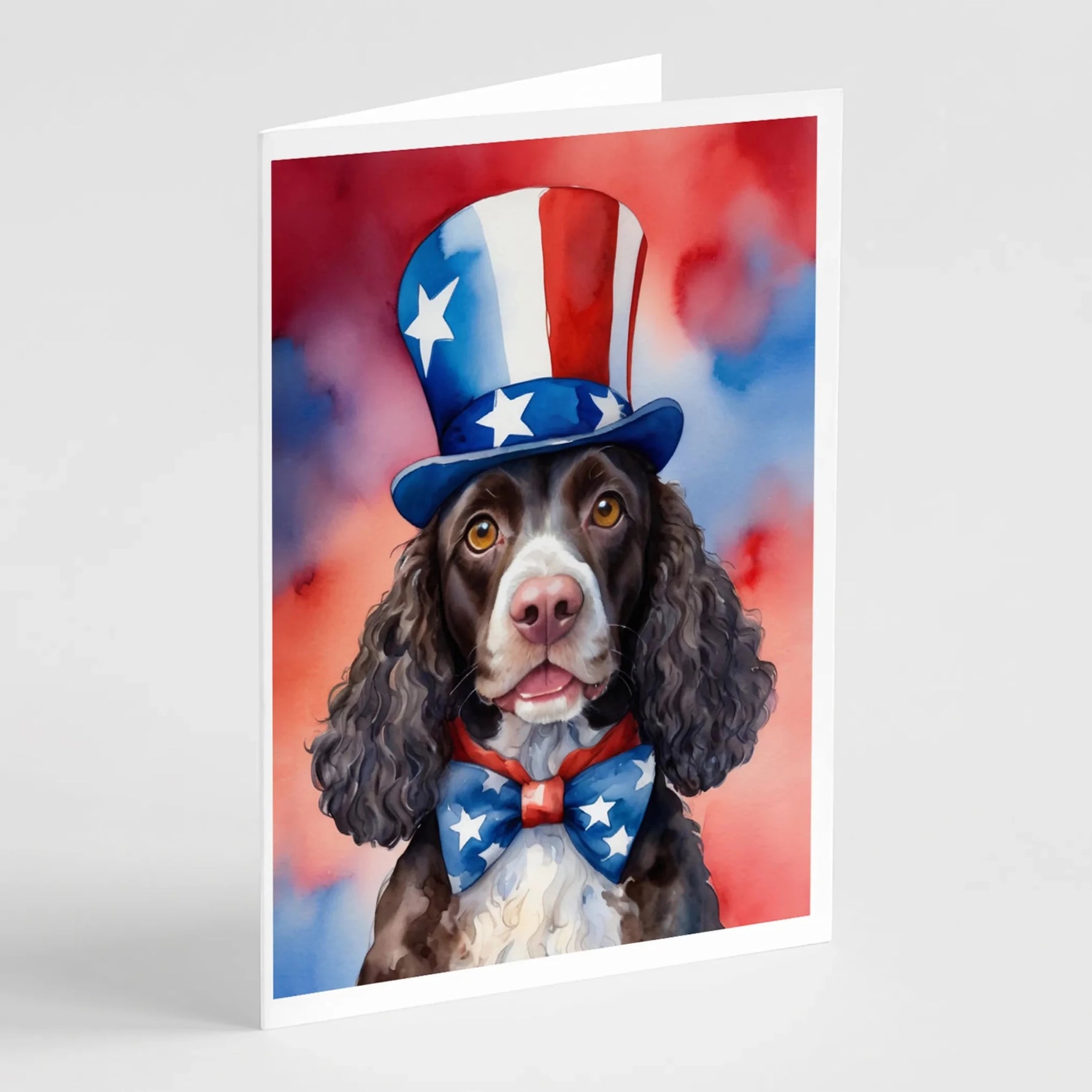 Patriotic American Greeting Cards - Size: 5X7 | Pack Of: 8 | Collection name: Patriotic american-AMAZON FACTORY