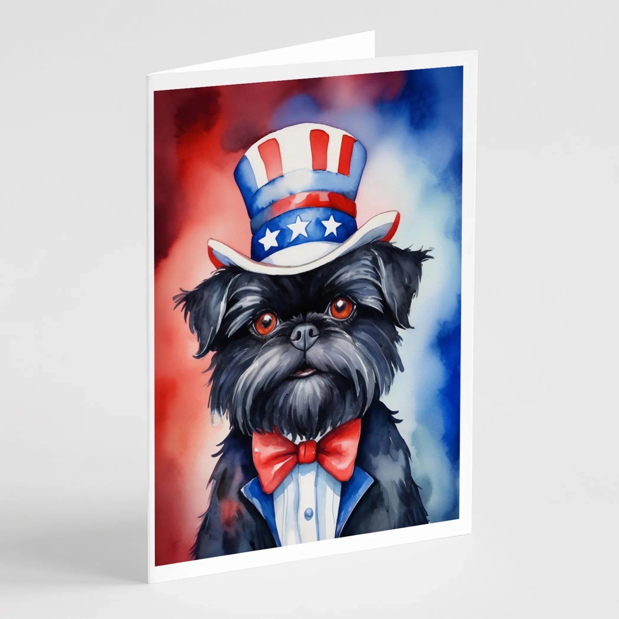 Patriotic American Greeting Cards - Size: 5X7 | Pack Of: 8 | Collection name: Patriotic american - AMAZON FACTORY