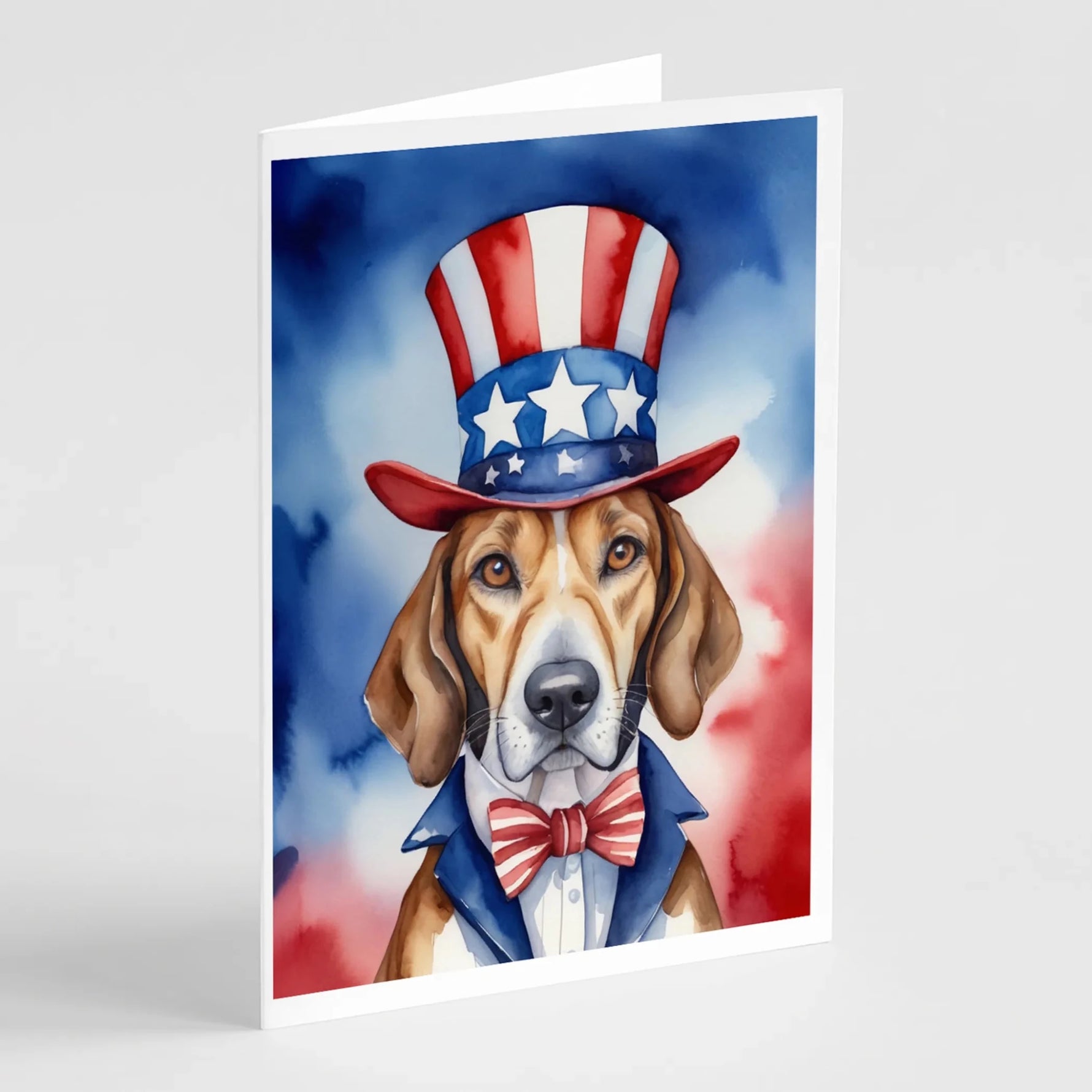Patriotic American Greeting Cards - Size: 5X7 | Pack Of: 8 | Collection name: Patriotic american-AMAZON FACTORY