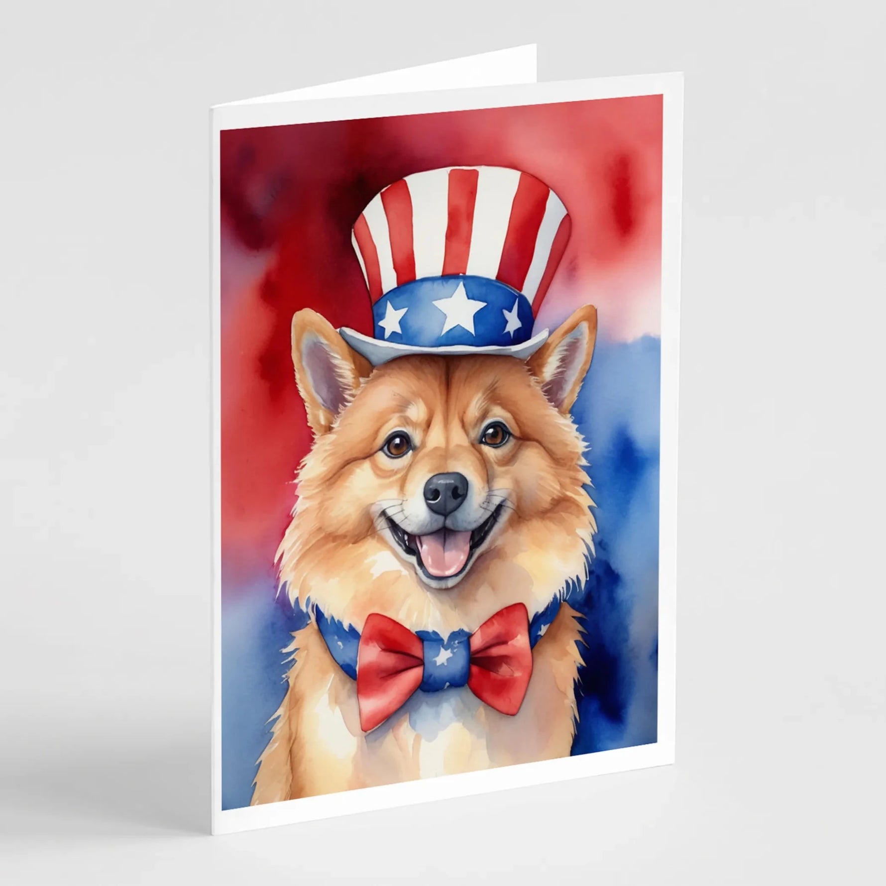 Patriotic American Greeting Cards - Size: 5X7 | Pack Of: 8 | Collection name: Patriotic american-AMAZON FACTORY