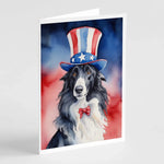 Patriotic American Greeting Cards - Size: 5X7 | Pack Of: 8 | Collection name: Patriotic american-AMAZON FACTORY