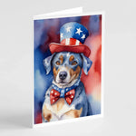 Patriotic American Greeting Cards - Size: 5X7 | Pack Of: 8 | Collection name: Patriotic american-AMAZON FACTORY
