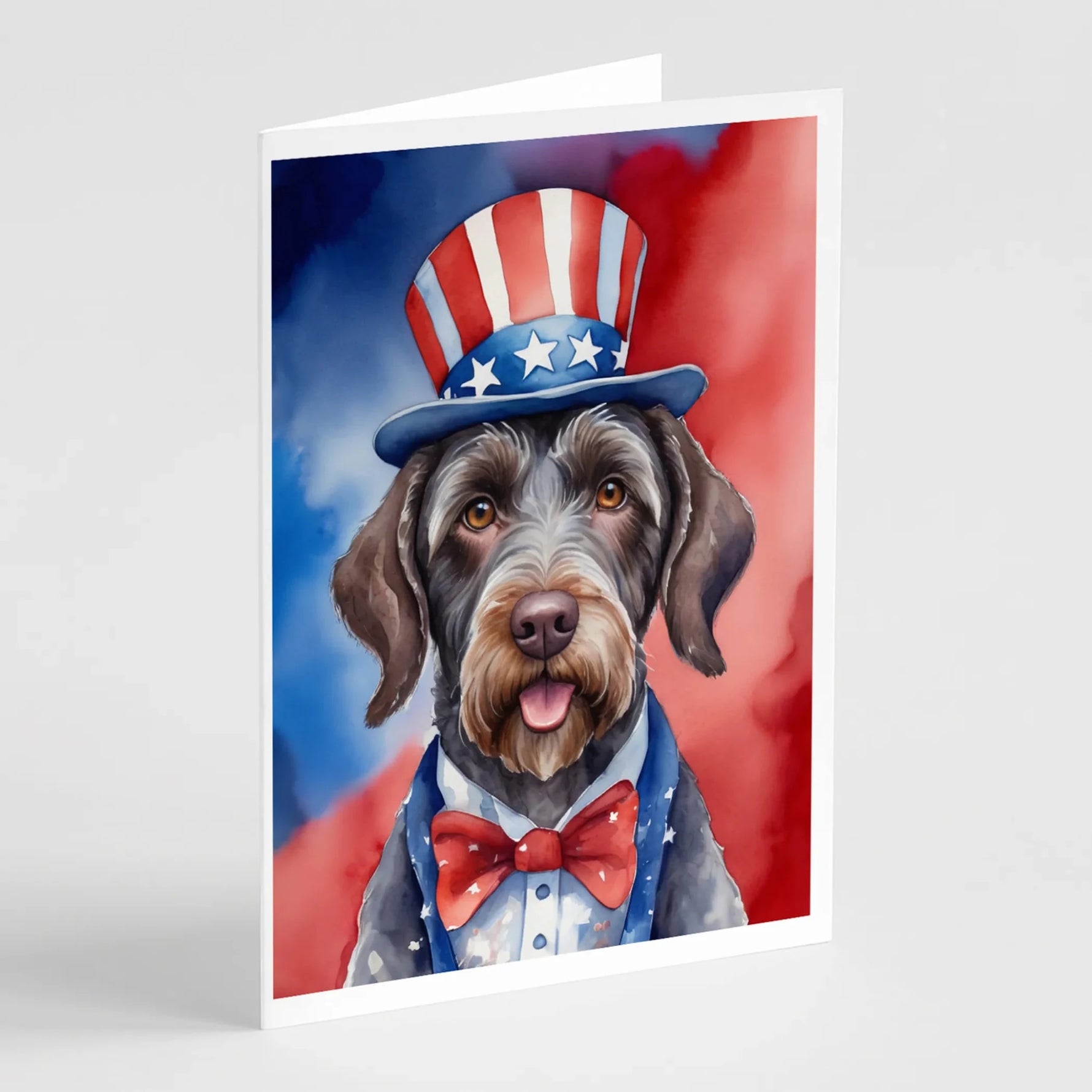 Patriotic American Greeting Cards - Size: 5X7 | Pack Of: 8 | Collection name: Patriotic american-AMAZON FACTORY