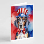 Patriotic American Greeting Cards - Size: 5X7 | Pack Of: 8 | Collection name: Patriotic american-AMAZON FACTORY