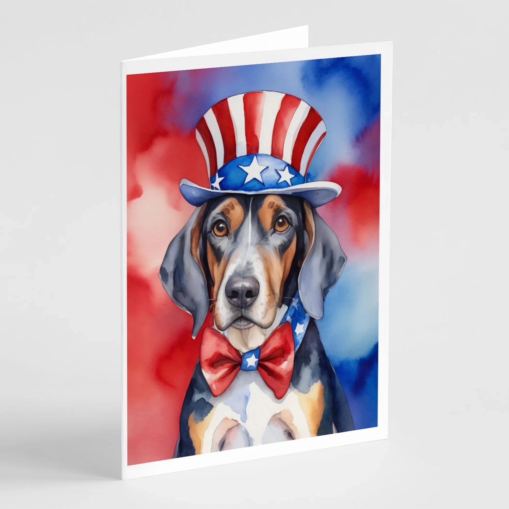 Patriotic American Greeting Cards - Size: 5X7 | Pack Of: 8 | Collection name: Patriotic american-AMAZON FACTORY