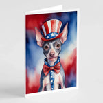Patriotic American Greeting Cards - Size: 5X7 | Pack Of: 8 | Collection name: Patriotic american-AMAZON FACTORY
