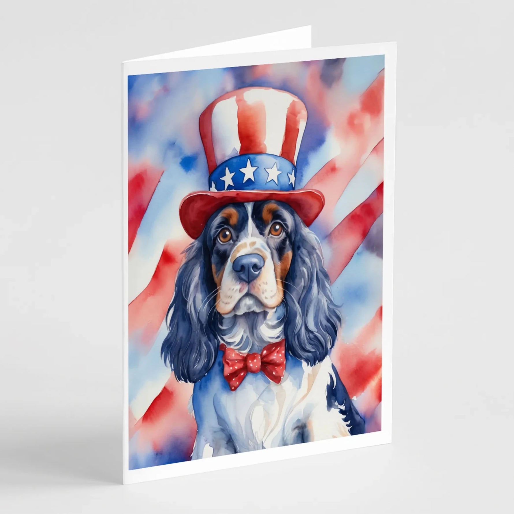 Patriotic American Greeting Cards - Size: 5X7 | Pack Of: 8 | Collection name: Patriotic american-AMAZON FACTORY