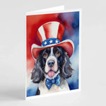 Patriotic American Greeting Cards - Size: 5X7 | Pack Of: 8 | Collection name: Patriotic american-AMAZON FACTORY