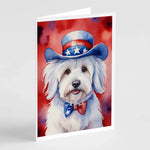 Patriotic American Greeting Cards - Size: 5X7 | Pack Of: 8 | Collection name: Patriotic american-AMAZON FACTORY