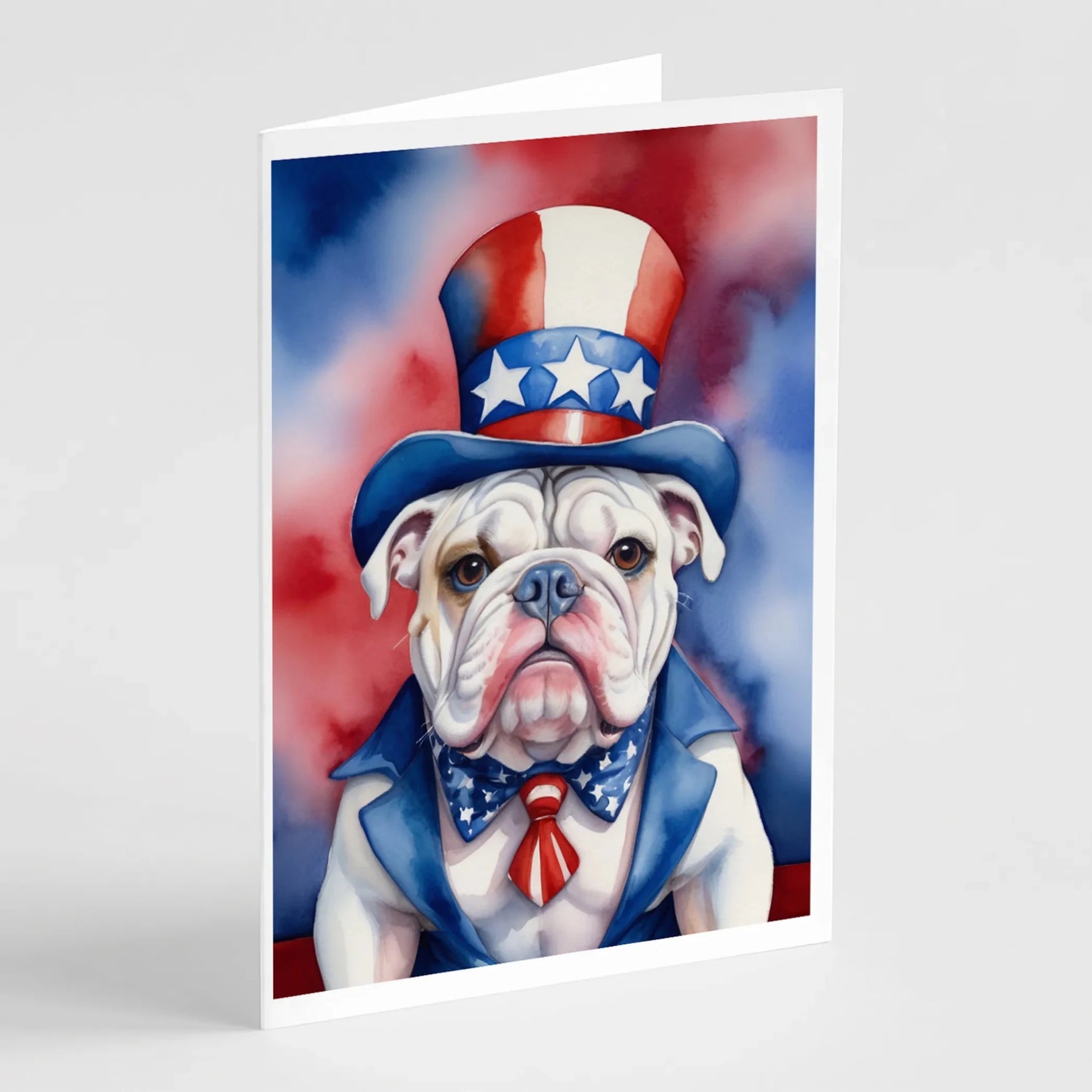 Patriotic American Greeting Cards - Size: 5X7 | Pack Of: 8 | Collection name: Patriotic american-AMAZON FACTORY