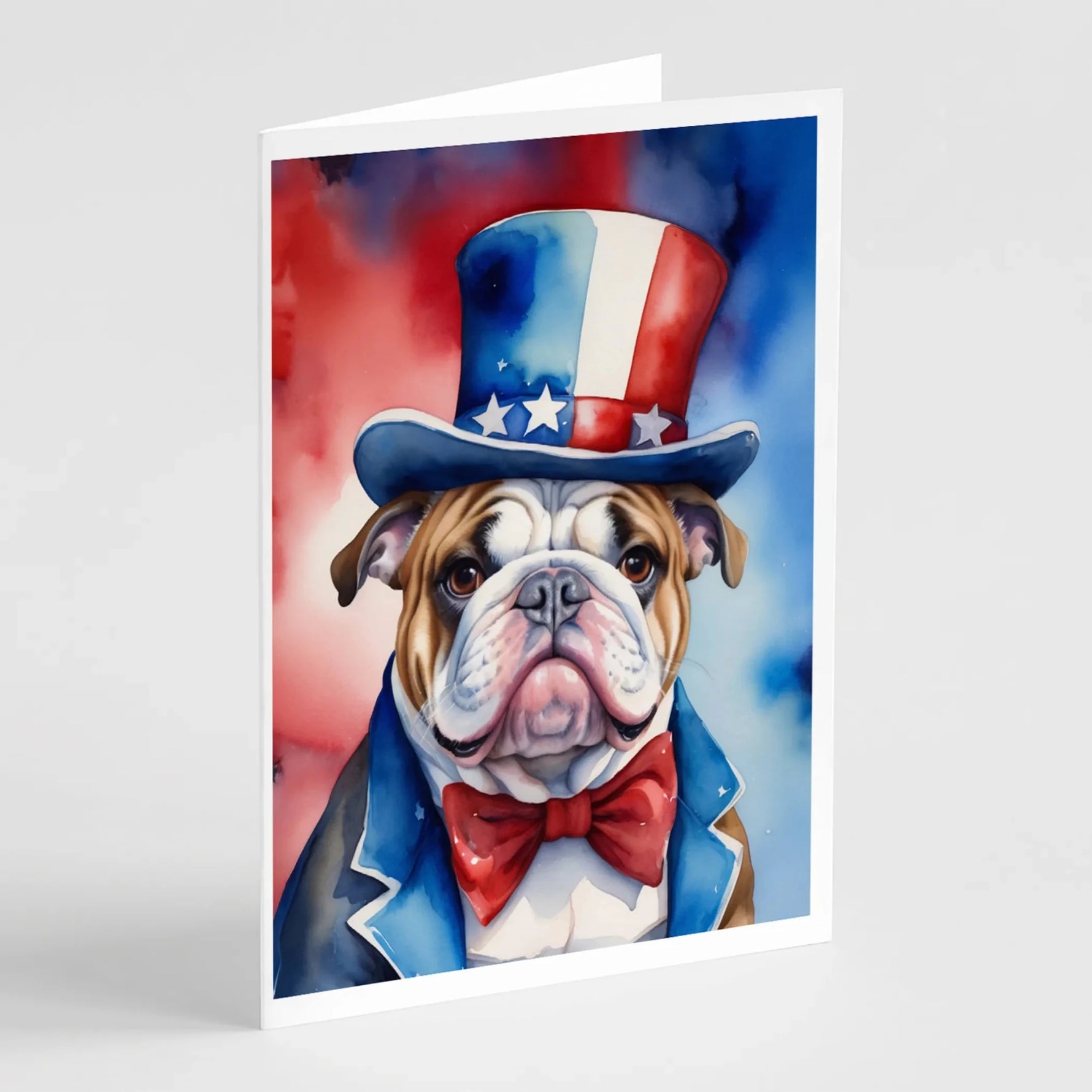Patriotic American Greeting Cards - Size: 5X7 | Pack Of: 8 | Collection name: Patriotic american-AMAZON FACTORY