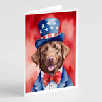 Patriotic American Greeting Cards - Size: 5X7 | Pack Of: 8 | Collection name: Patriotic american-AMAZON FACTORY