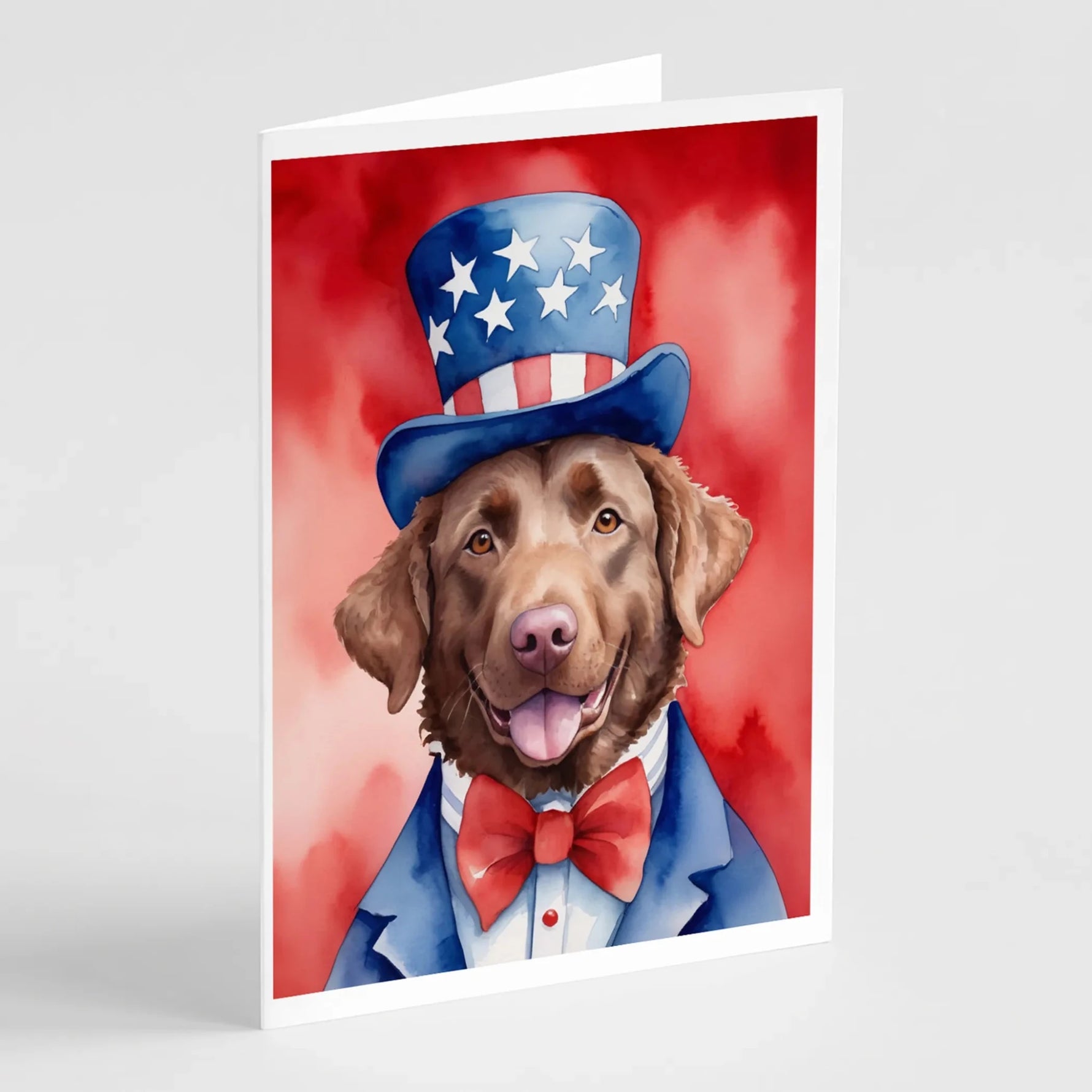 Patriotic American Greeting Cards - Size: 5X7 | Pack Of: 8 | Collection name: Patriotic american-AMAZON FACTORY
