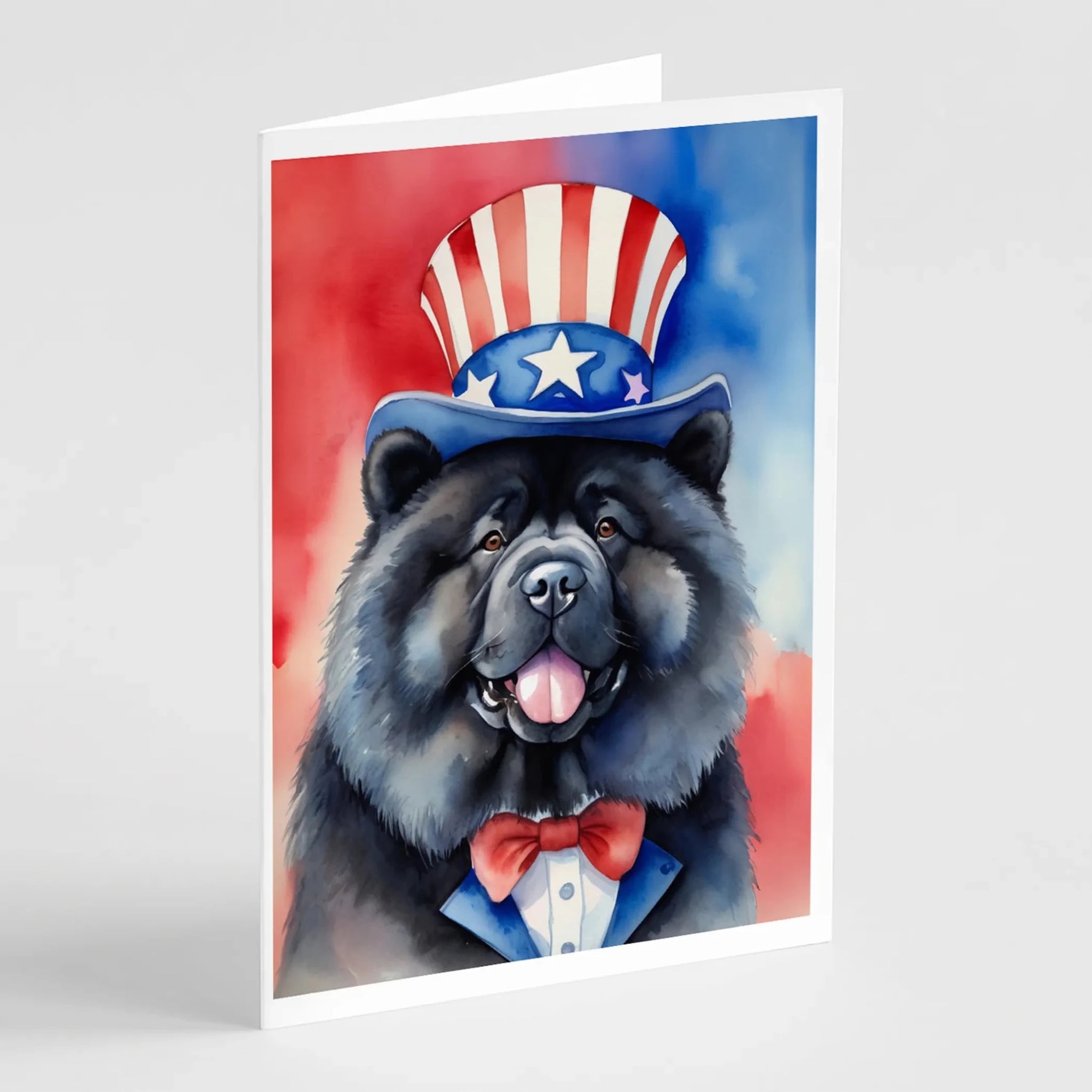Patriotic American Greeting Cards - Size: 5X7 | Pack Of: 8 | Collection name: Patriotic american-AMAZON FACTORY