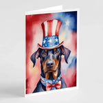 Patriotic American Greeting Cards - Size: 5X7 | Pack Of: 8 | Collection name: Patriotic american-AMAZON FACTORY