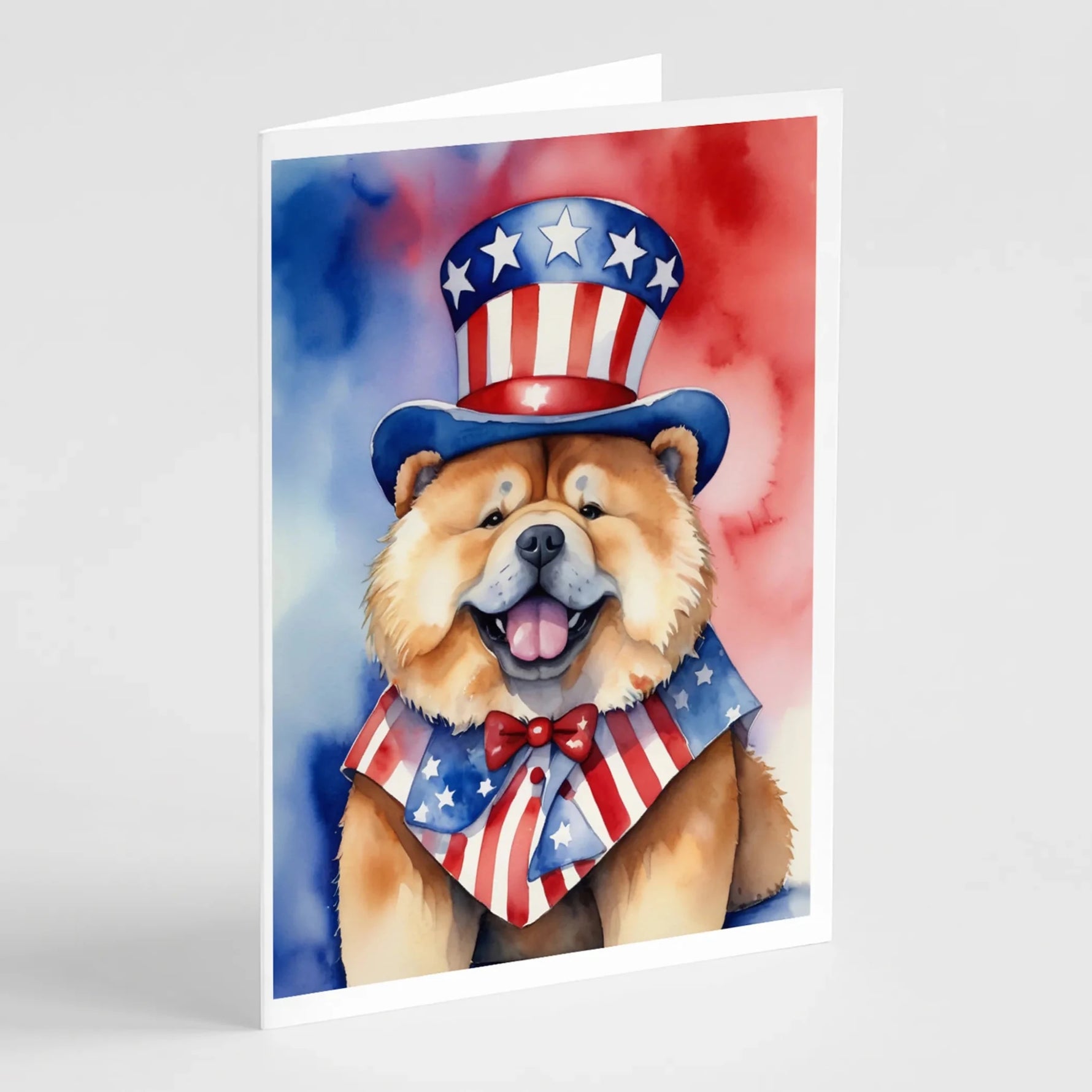 Patriotic American Greeting Cards - Size: 5X7 | Pack Of: 8 | Collection name: Patriotic american-AMAZON FACTORY