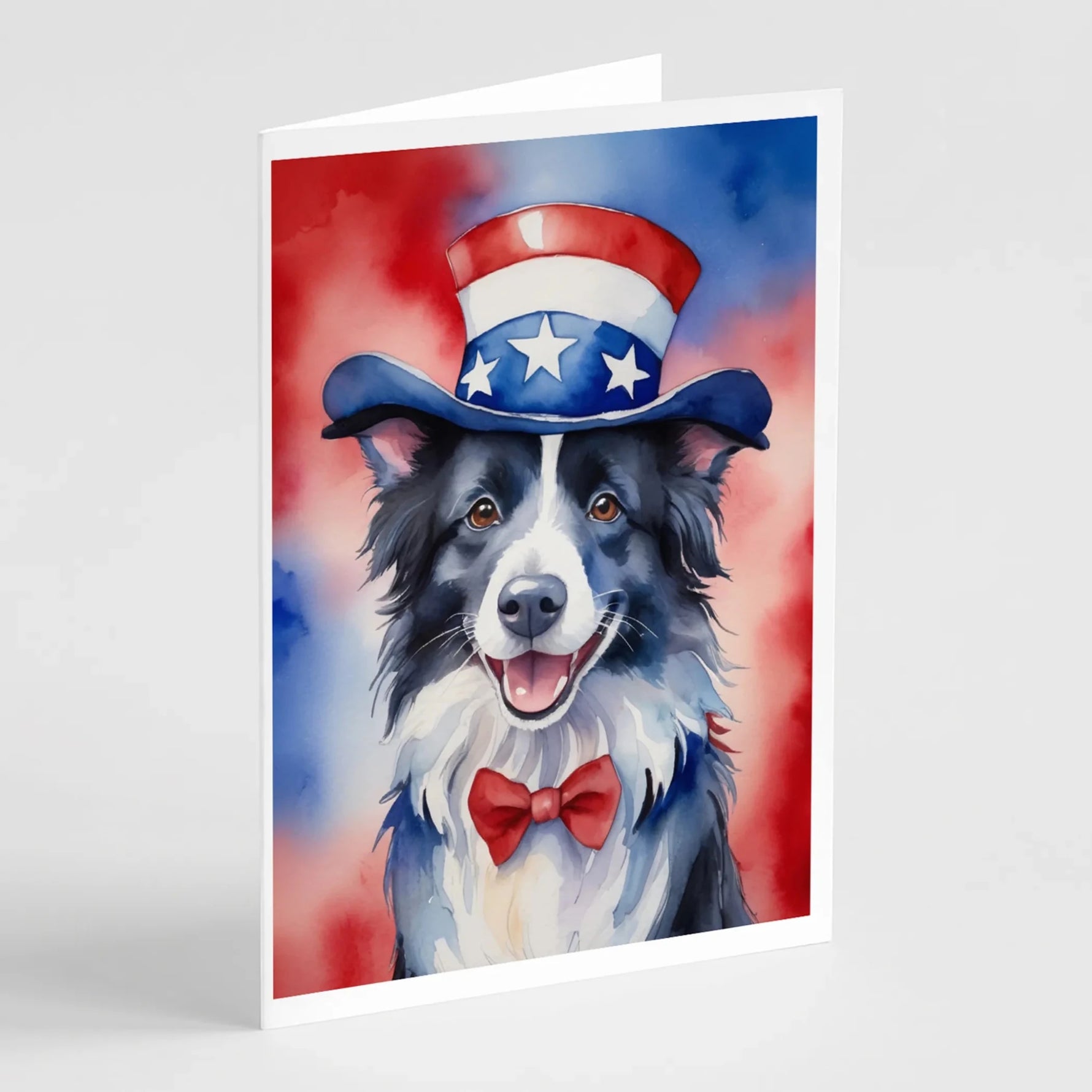 Patriotic American Greeting Cards - Size: 5X7 | Pack Of: 8 | Collection name: Patriotic american-AMAZON FACTORY