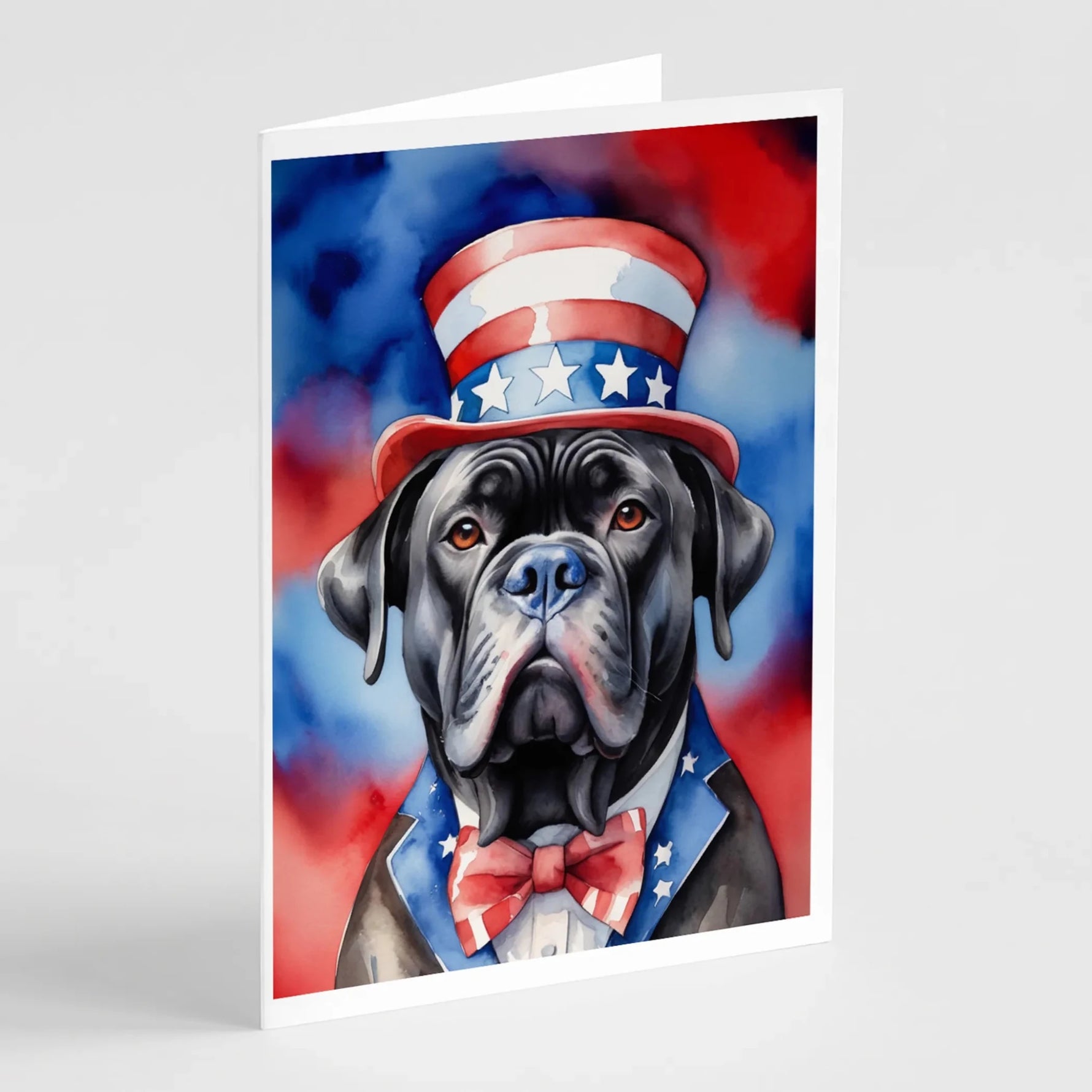 Patriotic American Greeting Cards - Size: 5X7 | Pack Of: 8 | Collection name: Patriotic american-AMAZON FACTORY